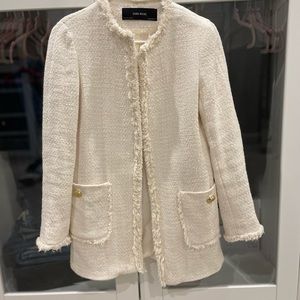 Zara white blazer